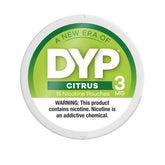 DYP Citrus Bolsas de Nicotina 3mg